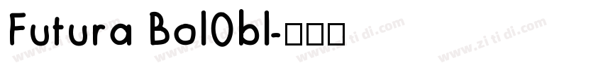 Futura Bol0bl字体转换